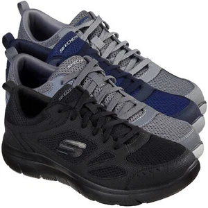 Mens Skechers Summits South Rim Sport Gym Walking Lace Up Trainers Sizes 6 to 13 - Picture 1 of 18