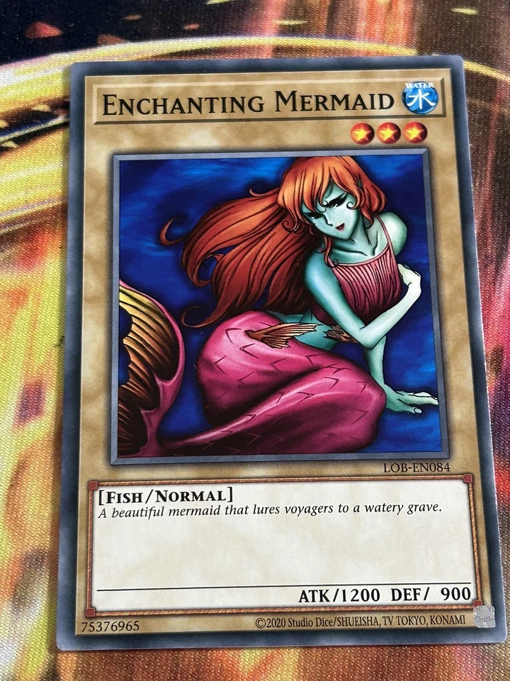 YuGiOh Card LOB-EN084 Enchanting Mermaid (25th) Common (NM) 2023 - Image 1 of 1