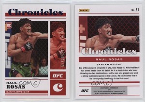 2023 Panini Chronicles UFC Rookies Blue /99 Raul Rosas #81 Rookie RC