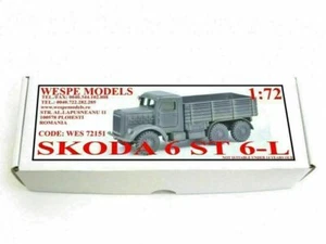Skoda 6 ST 2018 6-L Wespe Models escala 1:72 - kit de resina 72151 - Imagen 1 de 1