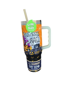BUCEES Tumbler 40oz NEW HALLOWEEN "Put a Spell on Me" Glow in the Dark - Picture 1 of 2