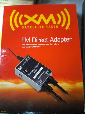 Adaptador direto Audiovox XMFM1 XM rádio via satélite FM - com capa de caixa - Imagem 1 de 4