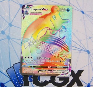 Pokemon - Lapras VMAX (Secreto) - 203/202 - Juego Base Espada y Escudo - Holo Casi Nuevo - Imagen 1 de 1