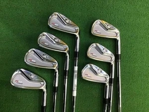 TaylorMade R9 TP Forged Iron Set 4-PW 7pcs Steel Shaft Stiff RH Japan Golf Club - Picture 1 of 5