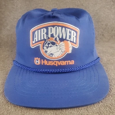 Sombrero de camionero Husqvarna Air Power azul correa ajustable trasera Foto 1 de 4