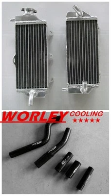 FOR Yamaha YZF250 YZ250F YZ 250 F 2010 2011 2012 2013 radiator and hose BLACK - Imagem 1 de 4