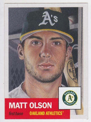 2018 Topps Living Now #21 Matt Olson Oakland Athletics - Image 1 of 2