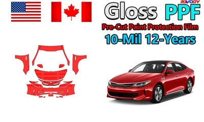 Пленка защитная краска 10 мил PreCut PPF для Kia Optima Hybrid EX 2017-2018 - Изображение 1 из 4