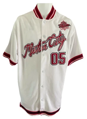 Vtg Fubu City Series Collection Jersey Detroit Motor City Sports Rare With Tags - Image 1 of 4