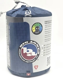 Big Agnes Boundary Deluxe Thermo Isomatte lang (20x78) Blue Sea - Bild 1 von 2