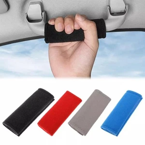 4X Car Handle Cover Soft Protective Cover Roof Handle Cover Interior Accessories - Foto 1 di 32