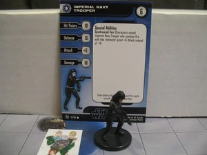 =Star Wars Miniaturas FUERZA DESATADA Soldado de la Armada Imperial 37/60 con tarjeta = - Imagen 1 de 1