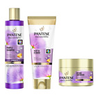 Pantene Pro V Miracles Silk & Glowing Purple Shampoo, Conditioner & Mask Set x3
