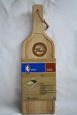 Botella Cheese & Serving Cutting Board Philadelphia 76ers NBA Basketball 15.5" - Image 1 of 2