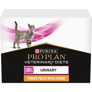 PURINA PRO PLAN Veterinary Diet UR Urinary Chicken Wet Cat Food 10 x 85g POUCHES - Picture 1 of 12