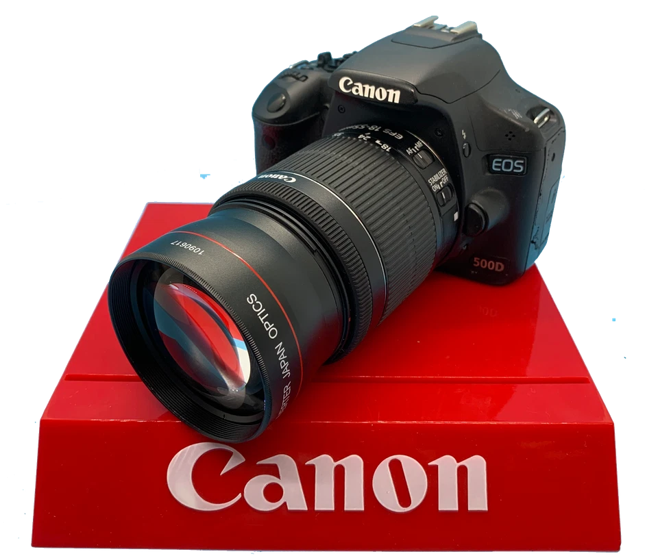 2X HD4 TELEPHOTO ZOOM LENS FOR Canon EOS R10 Mirrorless Camera with 18-45mm Lens - Image 1 of 4