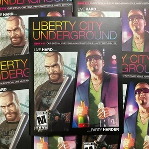 Grand Theft Auto Episodes From Liberty PS3 PlayStation 3 solo manual de instrucciones - Imagen 1 de 11