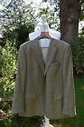 Men's MAGEE Single Breasted Jacket / Blazer Sports Brown Pure New Wool 44" R