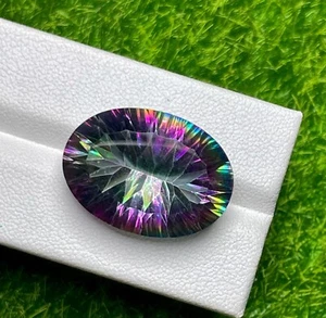 29.03CT Wonderful natural rainbow mystic Topaz loose gemstone - Picture 1 of 3