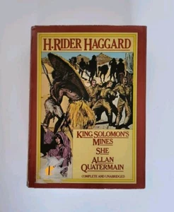 🌟 HC | KING Solomon's Mines, She and Allan Quatermain by Haggard 1979 - Picture 1 of 8