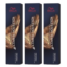 3x Wella Koleston Perfect ME+ 3/00 Dunkelbraun Natur Intensiv 60 ml