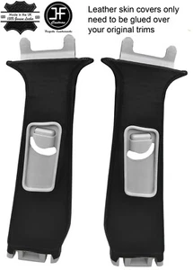 SCHWARZE NÄHTE 2X OBERE B-PFOSTEN-SÄULE LEDERBEZÜGE FÜR RANGE ROVER SPORT 05-13 - Bild 1 von 2