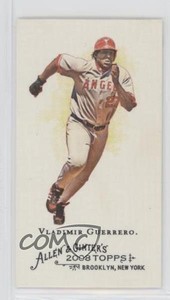 2008 Topps Allen & Ginter's Mini No Number Back Vladimir Guerrero #20 HOF