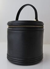 Authentic LOUIS VUITTON Cannes Black Epi Leather Vanity Bag Case #56692