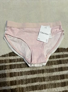 Calvin Klein Girls' Modern Cotton Bikini Panty, 3Pcs Color Assorted Sz Medium7/8 - Picture 1 of 4