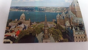 Canadá (P.Q.)  Vista de postal antigua de colección de Quebec - Imagen 1 de 3