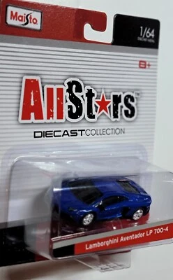 Maisto All Stars Lamborghini Aventador LP 700-4 1:64 idades 8+ novo em folha - Imagem 1 de 2