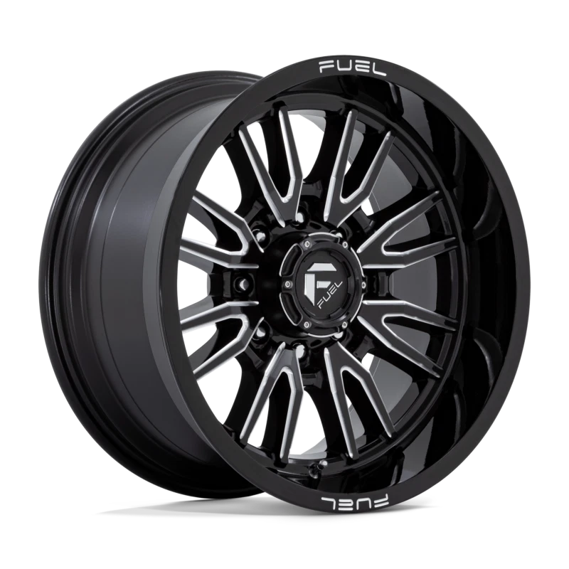 Llanta negra de 20 pulgadas Fuel Clash D761 Chevy Silverado 2500 3500 20x10 8x180 Foto 1 de 1