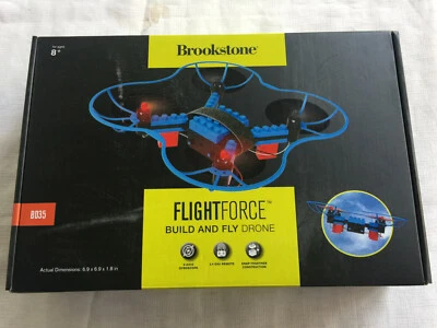 Brookstone Flightforce BD35 Build & Fly Drone Brand New 324460 - Image 1 of 4