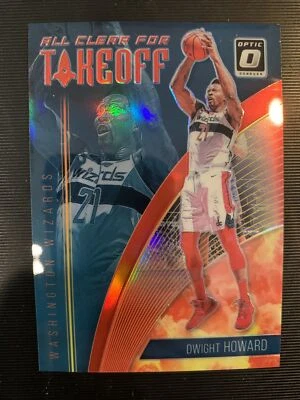 Dwight Howard 2016-17 Donruss Optic Red Prizm #/99 envío gratuito #8 despegue transparente Foto 1 de 2