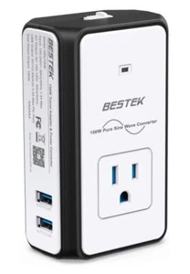 BESTEK Voltage Converter 220v to 110v, Travel Adapter Converter, Step Down - Picture 1 of 7