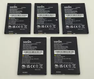Lot 5x Pre-Owned Sonim XP9900 XP10 Original BAT-05000-01S 5000mAh Battery - Picture 1 of 2