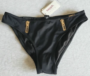 SAPPH PARADISO BEACH HIGH WAISTED SLIP SCHWARZ S - Bild 1 von 9