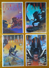 Aliens: Genocide #1-4 (1991, Dark Horse) Complete Set VF/NM Arthur Suydam Covers