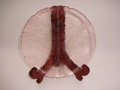 Винтажная круглая розовая обеденная тарелка Arcoroc Canterbury 9-1/4 дюйма с цветами и цветочным рисунком - Изображение 1 из 3