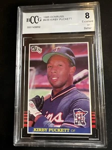 1985 donruss kirby puckett Bccg 8 - Picture 1 of 2