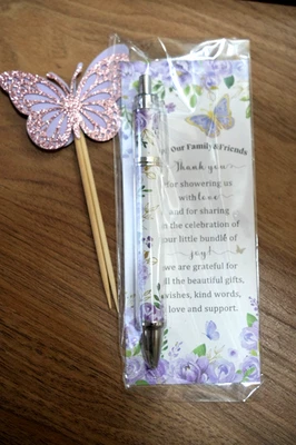 Украшения и игры для душа ребенка бабочка - Изображение 1 из 4