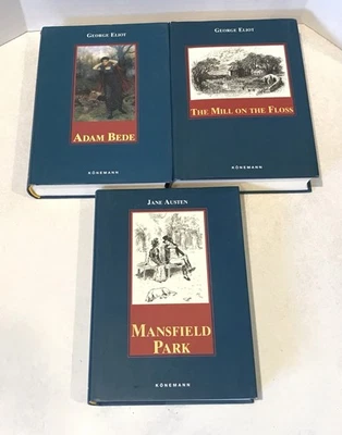LOT OF 3 Konemann Travel Rural Classics Series George Eliot Jane Austen HCDJ - Image 1 of 4