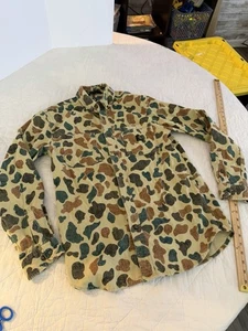 Camisa Carhartt Pato Camuflada Botón Manga Larga Para Hombre S Resistente Flex Calce Relajado - Imagen 1 de 8