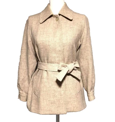 Chaqueta de lana Burberrys Prorsum con cinturón para mujer talla S Foto 1 de 4