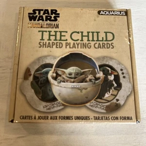Aquarius - Star Wars - 'The Child' Baby Yoda Grogu Shaped Playing Cards - NEW - Picture 1 of 2