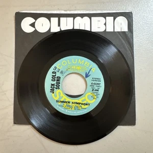 Jack Gold Sound Summer Symphony Mono & Stereo Promo 45rpm 7" Tested VG+ - Picture 1 of 5