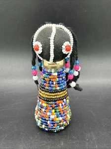 Vintage Zulu Sangoma Doll South Africa Traditional Folk Art Hand Beaded S3 - Picture 1 of 7