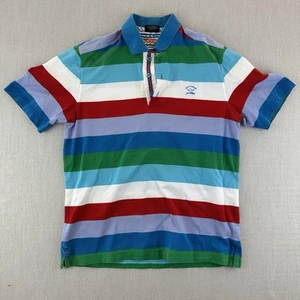 Paul And Shark Shirt Mens Size L Polo Yachting Striped Multicolour Italy - Picture 1 of 7