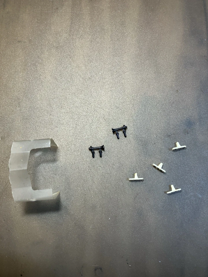 Tyco Mantua HO Alco Century 430 Detail Parts Lot Horns Numberboards Windshield - Image 1 of 1