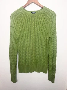 Vintage Gap Cable Knit Long Sleeve Sweater Women’s Sz Medium Green - Picture 1 of 8